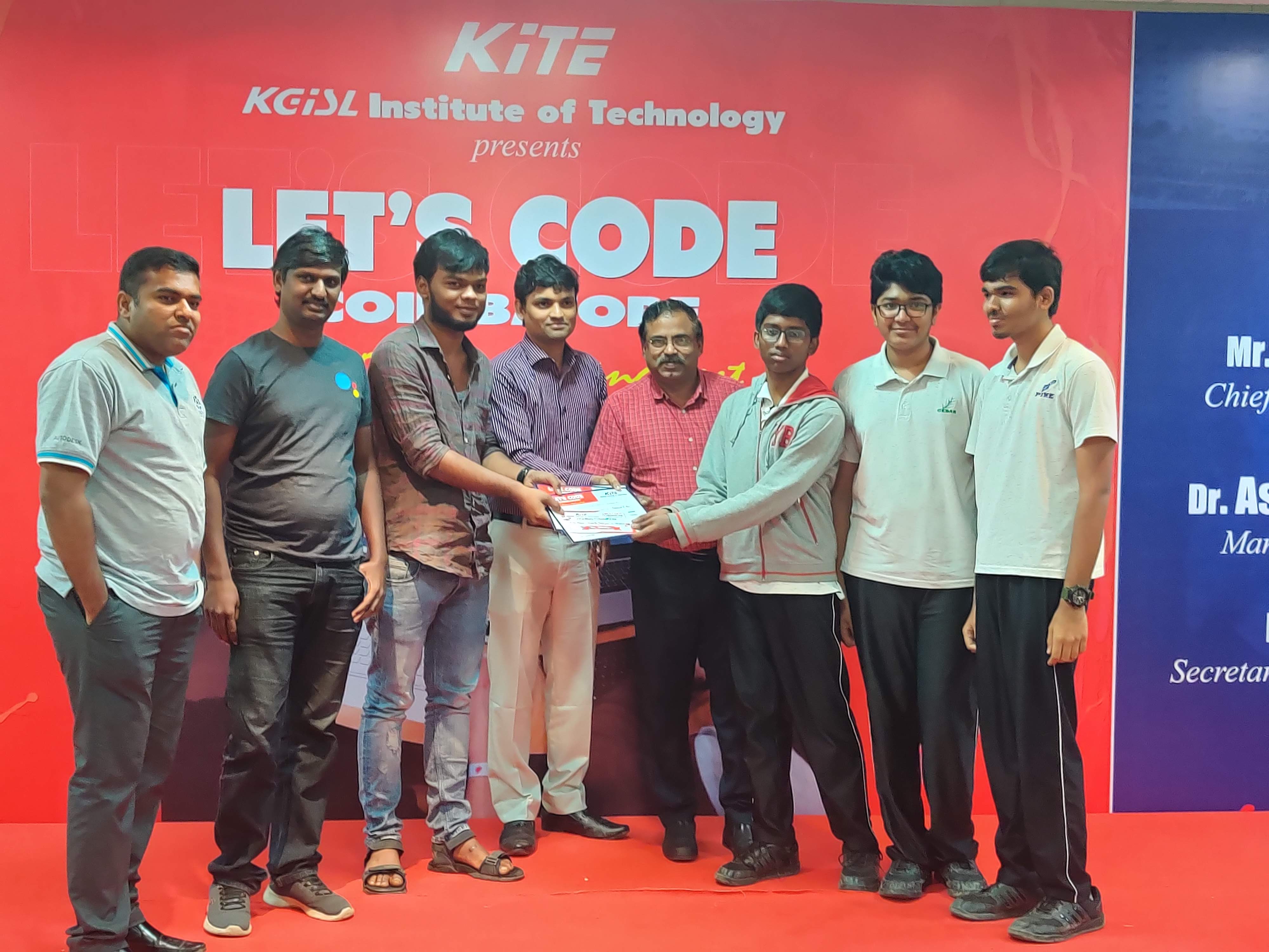 Coding Champions Title Winners | A 30-hour LIMCA RECORD Fest | Conducted at KGiSL Institute of Technology
